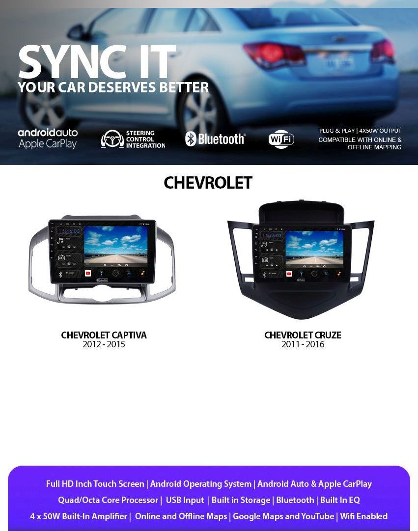 Chevrolet CarPlay & Android Auto