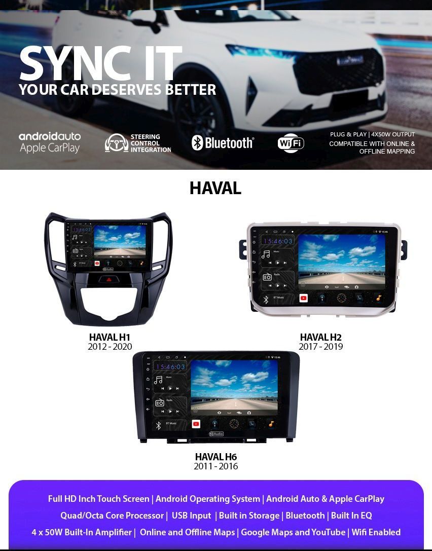 Haval CarPlay & Android Auto