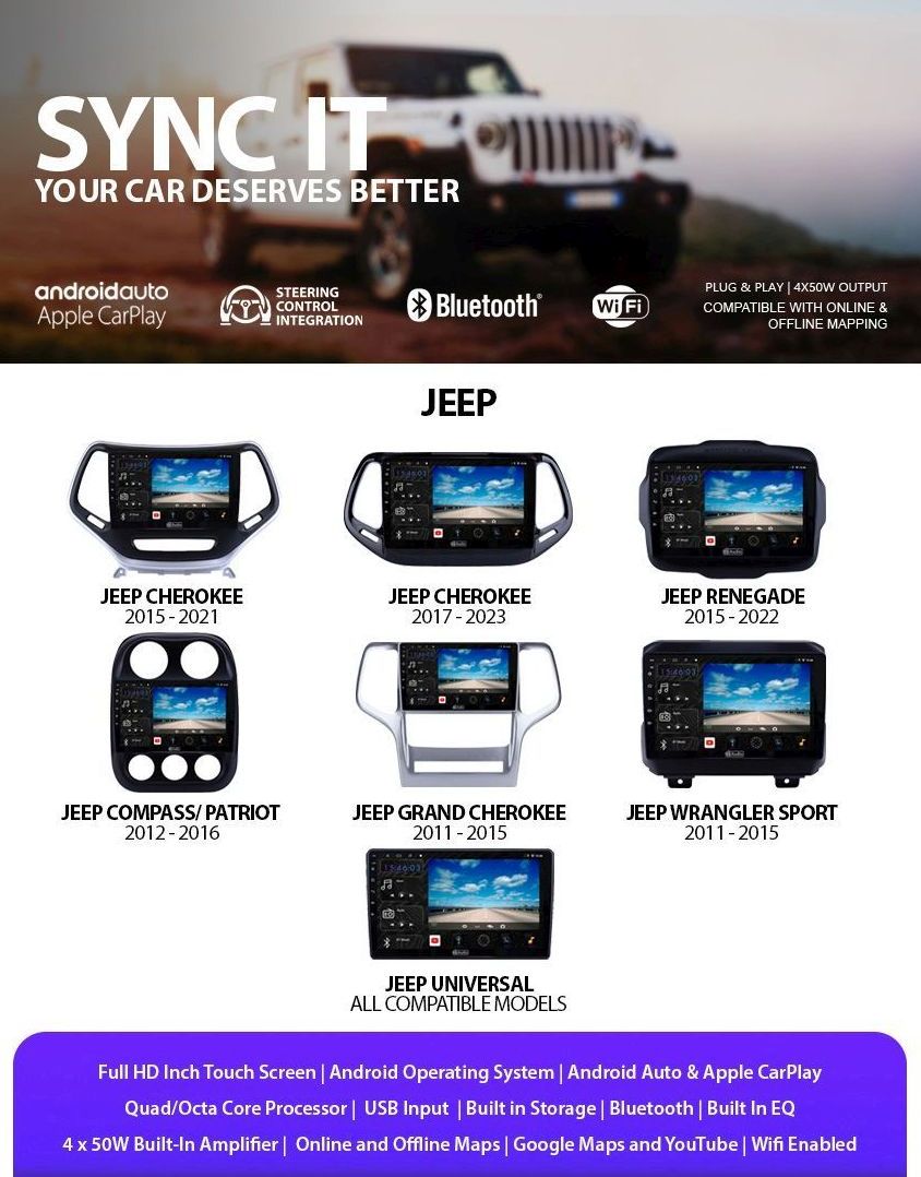Jeep CarPlay & Android Auto
