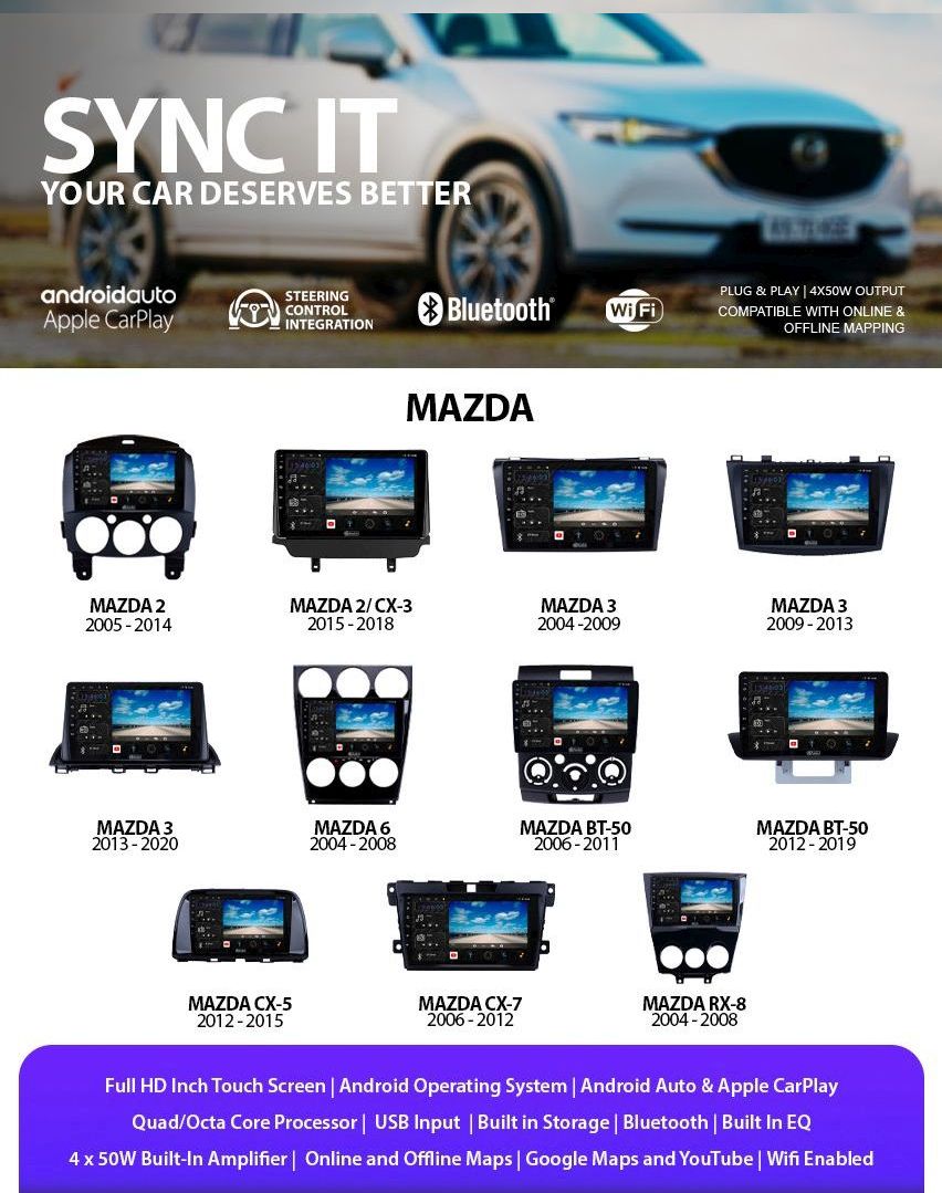 Mazda CarPlay & Android Auto