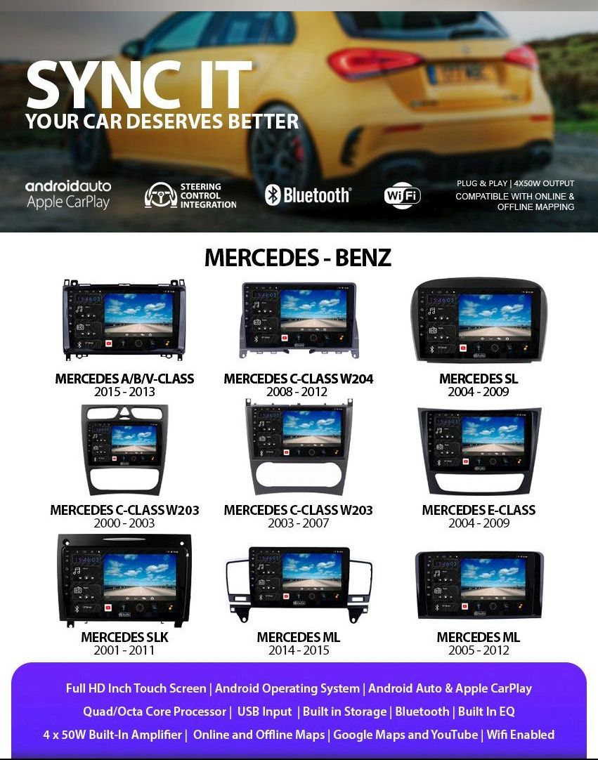 Mercedes-Benz CarPlay & Android Auto